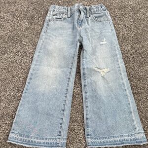 Old Navy Blue High-Rise Baggy Jeans